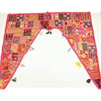 GANESHAM HANDICRAFT Nueva India Hippie Bohemia India Decoración Algodón Étnico Colgante de Pared Vintage Patchwork…